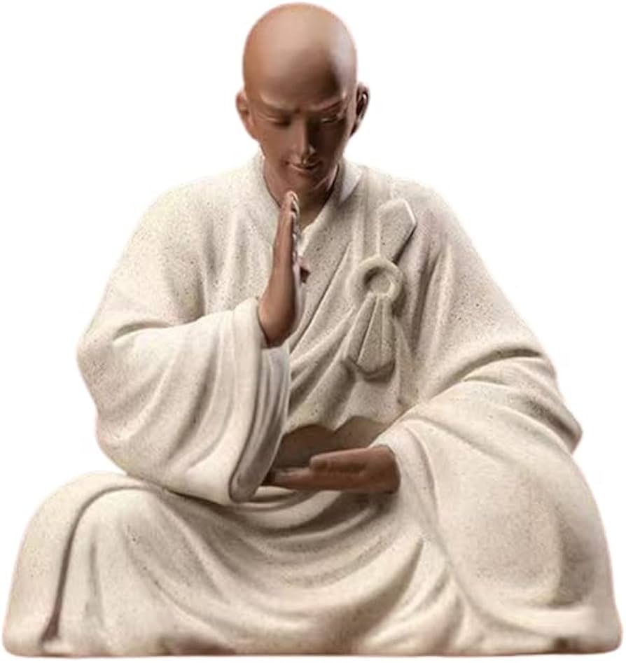 陶器製 僧侶の置物 約15cm Amazon.co.jp: HOHOUNCSY お坊さん 陶器製 置物 僧侶 オブジェ 縁起物